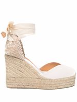 Castañer espadrilles compensées Chiara - Blanc