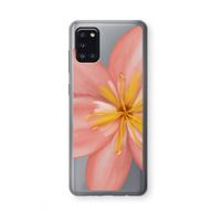 Pink Ellila Flower: Samsung Galaxy A31 Transparant Hoesje