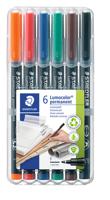Viltstift staedtler ohp lumo f 318 perm wp6