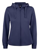Clique 021015 Basic Active Dames Hooded Sweater Met Rits - thumbnail