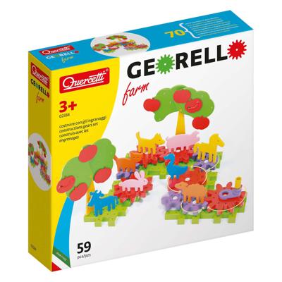 Quercetti georello tandwielenset boerderij, 60dlg.