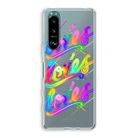Loves: Sony Xperia 5 III Transparant Hoesje