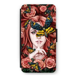 Lady Moth: iPhone 11 Flip Hoesje