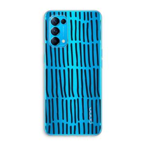 Moroccan stripes: Oppo Find X3 Lite Transparant Hoesje