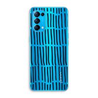 Moroccan stripes: Oppo Find X3 Lite Transparant Hoesje