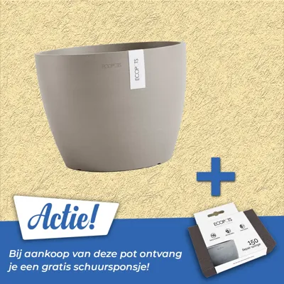Pot stockholm d31cm taupe