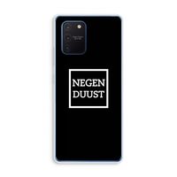 Negenduust black: Samsung Galaxy Note 10 Lite Transparant Hoesje