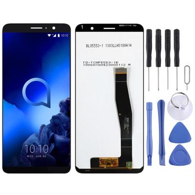 LCD-scherm en digitizer volledige montage voor Alcatel 1x (2019) 5008 (zwart)