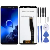 LCD-scherm en digitizer volledige montage voor Alcatel 1x (2019) 5008 (zwart)