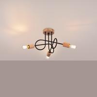 Elegante zwarte Kroonluchter EMBER 3 Elegante zwarte Kroonluchter EMBER 3