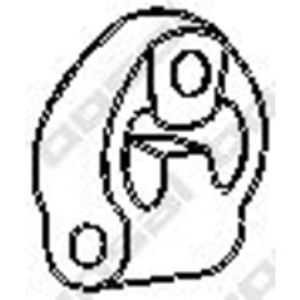 Aanslagrubber, demper 255812