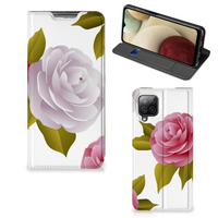 Samsung Galaxy A12 Smart Cover Roses - thumbnail