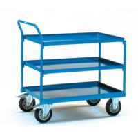 Fetra Hauptartikel 4930 Tafelwagen Staal Poedercoating Laadvermogen (max.): 400 kg Stralend blauw (RAL 5007)