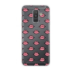 Lipjes: Samsung Galaxy A6 Plus (2018) Transparant Hoesje