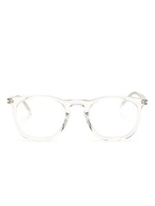 Saint Laurent Eyewear lunettes de vue à monture carrée transparente - Tons neutres