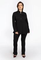 Yoek Pantalon kick flare VERO | Zwart | Maat 50/52