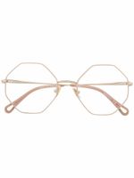 Chloé Eyewear lunettes de vue à monture géométrique - Or