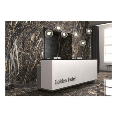 Cifre Cerámica Golden Vloer- en wandtegel | 120x260 cm | Gerectificeerd | Marmerlook | Gepolijst Meerkleurig