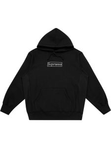 Supreme hoodie Kaws Chalk à logo - Noir