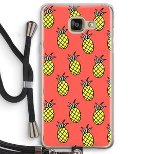 Ananas: Samsung Galaxy A5 (2016) Transparant Hoesje met koord