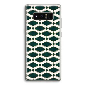 Moroccan tiles: Samsung Galaxy Note 8 Transparant Hoesje