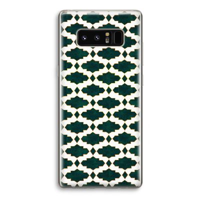 Moroccan tiles: Samsung Galaxy Note 8 Transparant Hoesje