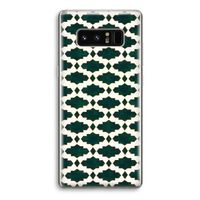 Moroccan tiles: Samsung Galaxy Note 8 Transparant Hoesje