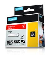 DYMO 1805422 labelprinter-tape Wit op rood - thumbnail