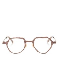 MASAHIROMARUYAMA lunettes de vue MM-0085 à monture géométrique - Marron