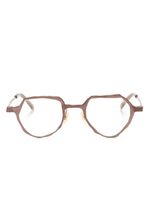 MASAHIROMARUYAMA lunettes de vue MM-0085 à monture géométrique - Marron