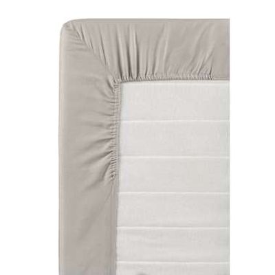 Hoeslaken topdekmatras percale katoen - grijs - 140x200 cm