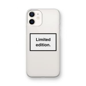 Limited edition: iPhone 12 mini Transparant Hoesje