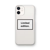 Limited edition: iPhone 12 mini Transparant Hoesje Limited edition: iPhone 12 mini Transparant Hoesje