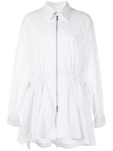 Adam Lippes veste en broderie anglaise - Blanc