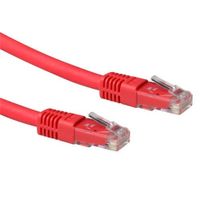 ACT IB1207 LSZH U/UTP CAT6A patchkabel Rood - 7 meter