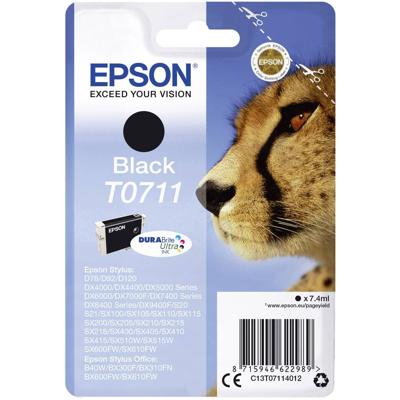 Epson Inktcartridge T0711 Origineel Zwart C13T07114012
