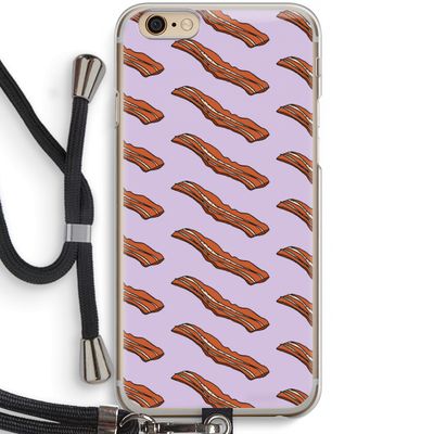Bacon to my eggs #2: iPhone 6 / 6S Transparant Hoesje met koord