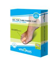 Vitaplus Essentials Gel Toe Tube Fabric Cap maat M/L