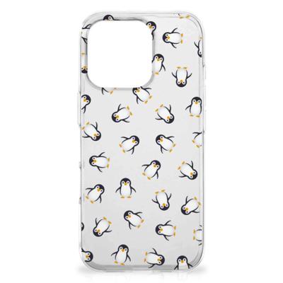 iPhone 16 Pro Max | TPU | Siliconen hoesje | Marmer Wit Zwart - Origineel Cadeau Man