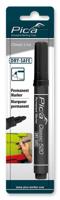 Pica 520/46 Permanent Marker rond zwart blister - PI52046SB