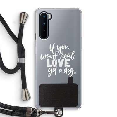 Partner in crime: OnePlus Nord Transparant Hoesje met koord