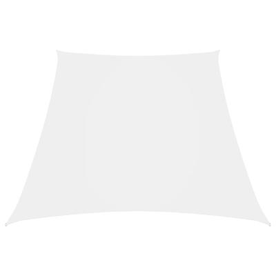 VidaXL Zonnezeil trapezium 3/5x4 m oxford stof wit