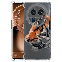 Back Cover OPPO Find X6 Pro Watercolor Tiger