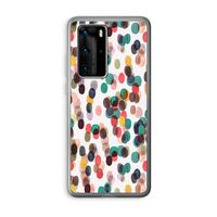 Tropical Dots: Huawei P40 Pro Transparant Hoesje