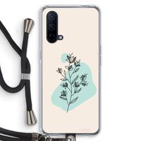Violets are blue: OnePlus Nord CE 5G Transparant Hoesje met koord