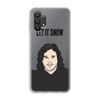 Let It Snow: Samsung Galaxy A32 5G Transparant Hoesje