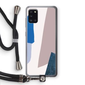 Lapis: Samsung Galaxy A31 Transparant Hoesje met koord