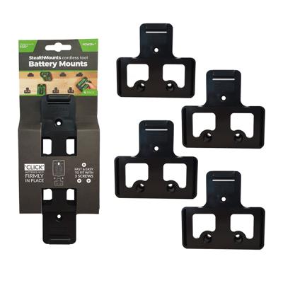 Stealthmounts voor Ego 56v | Zwart | 4 stuks - BM-EG56-BLK-4