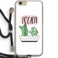 I love cacti: iPhone 6 PLUS / 6S PLUS Transparant Hoesje met koord