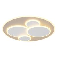 Globo Moderne plafondlampMonty rond zand bruin - 48475S